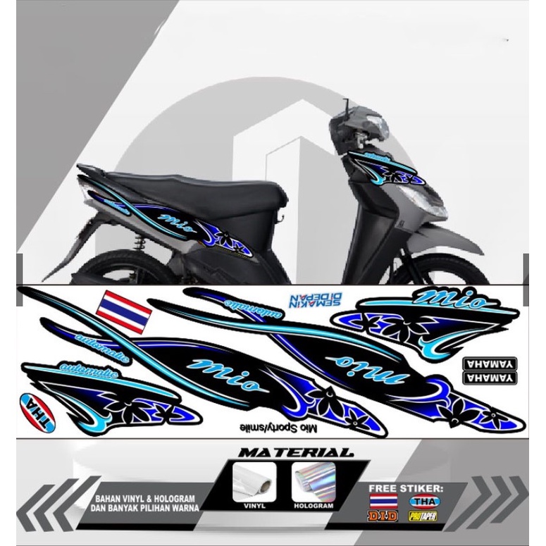 STIKER STRIPING YAMAHA MIO SPORTY striping MIO SPORTY DECAL MIO SPORTY