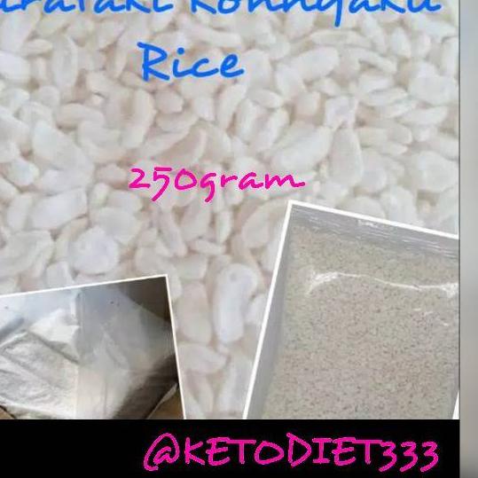 

♤ Low Carbs Shirataki Konnyaku Rice 250gr / Beras Shirataki Rendah Kalori ◄