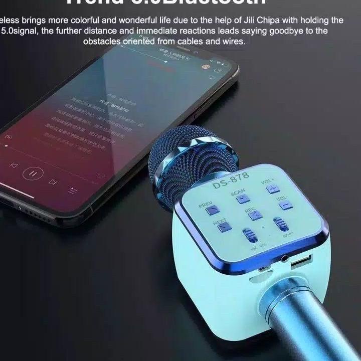 ✦ MIC BLUETOOTH L20/Q7 KARAOKE WIRELESS/MICROPHONE KTV PREMIUM SPEAKER PORTABLE SMULE ➳