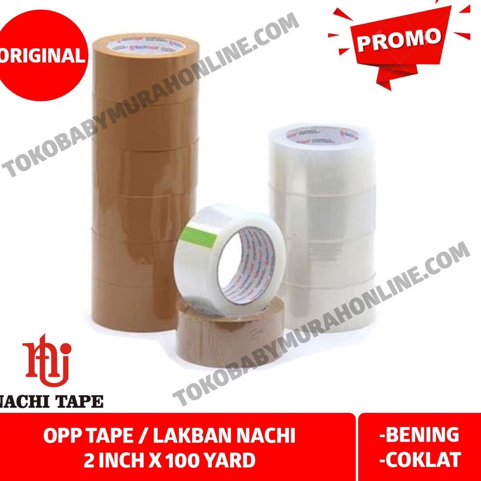 

Q79 LAKBAN NACHI 2" x 100 yard / OPP TAPE NACHI 2 INCH ECER SPECIAL PRICE ぐ