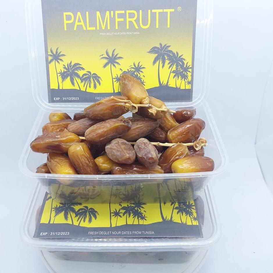

❋ kurma palm frutt/kurma tangkai tunisia 500gr/palm fruit original [kemasan box mika] ☛
