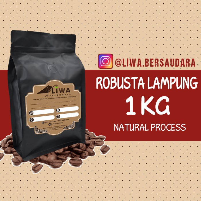 

[Ready Stock]bisa COD Kopi Bubuk Robusta Lampung Barat 1 kg (Liwa) - 1kg Bubuk Kopi - Giling Kasar