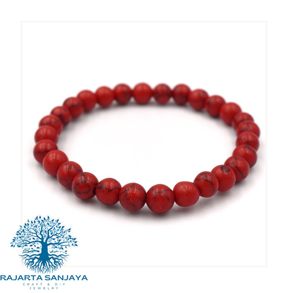 Gelang Red Turquoise Syntetic Stone The Of Power And Luxury