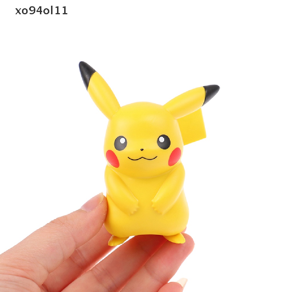 Xo Pokemon Pikachu Angka Boneka Kartun Anime Model Mainan Hadiah Ulang Tahun Anak OL