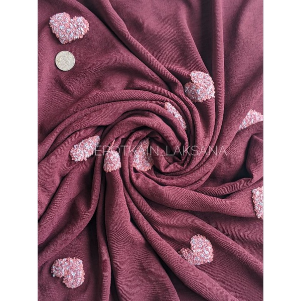 CRINKLE AIRFLOW MOTIF | KAIN CRINKLE MOTIF | CRINKLE BORDIR | CRINKLE MOTIF RAJUT BUNGA LOVE | CRINK