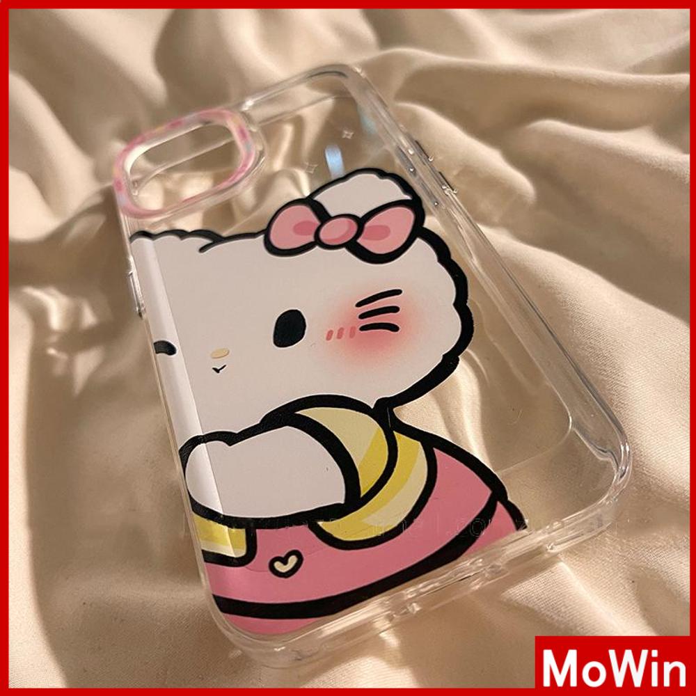 For iPhone 14 Pro Max iPhone Case Soft Case TPU Couple Case Plating Button Shockproof Cartoon Cute Compatible For iPhone 13 Pro Max 12 Pro Max 11 Pro Max 7plus XR xs max 6splus