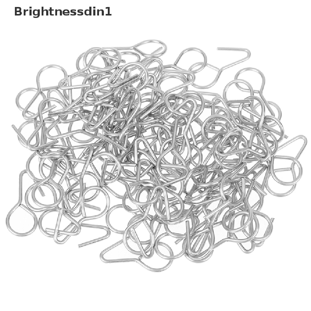 [Brightnessdin1] 100pcs Multi-Fungsional Penutup Kursi Mobil Memperbaiki Kait Berbentuk S Penutup Kursi Pengikat Butik