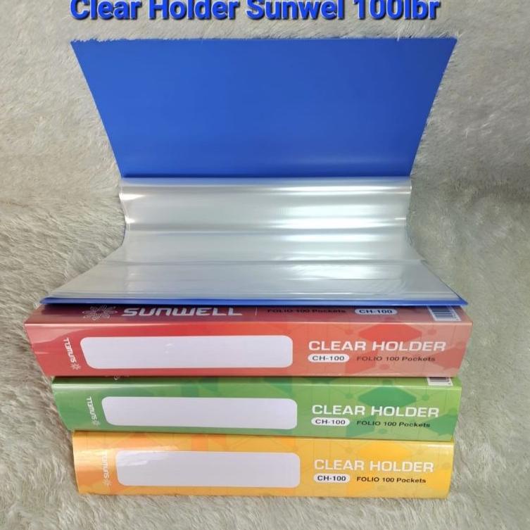 

J21 Clear Holder/Dokumen Keeper 100lbr Sunwell Folio Mrh/Kng/Hj/Br BIG PROMO ゖ゚