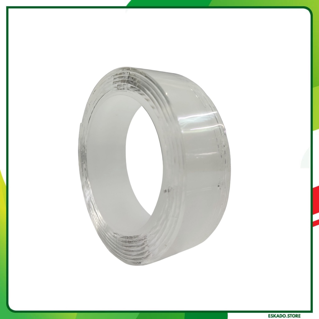 Double Tape Nano / Double Tape Busa Transparan (30mm / 20mm)