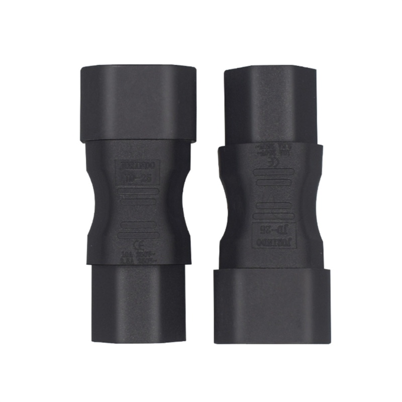 Zzz Adaptor Portable Male to Female C14 to C13 Adaptor C14 to C15/C14 Ke C5/C14 Ke C7 Adaptor Kabel Listrik Transfer Colokan ABS-mad