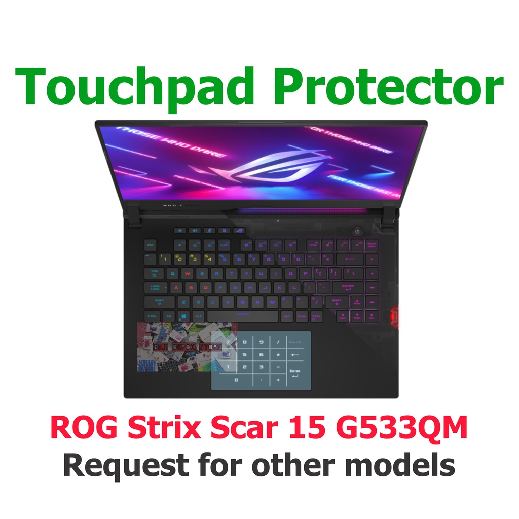 Touchpad Trackpad Protector Asus ROG Strix Scar 15 G533QM