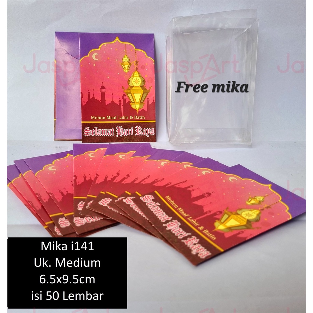 

AMPLOP / ANGPAO LEBARAN HARI RAYA IDUL FITRI MIKA ISI 50 LEMBAR MURAH MERIAH