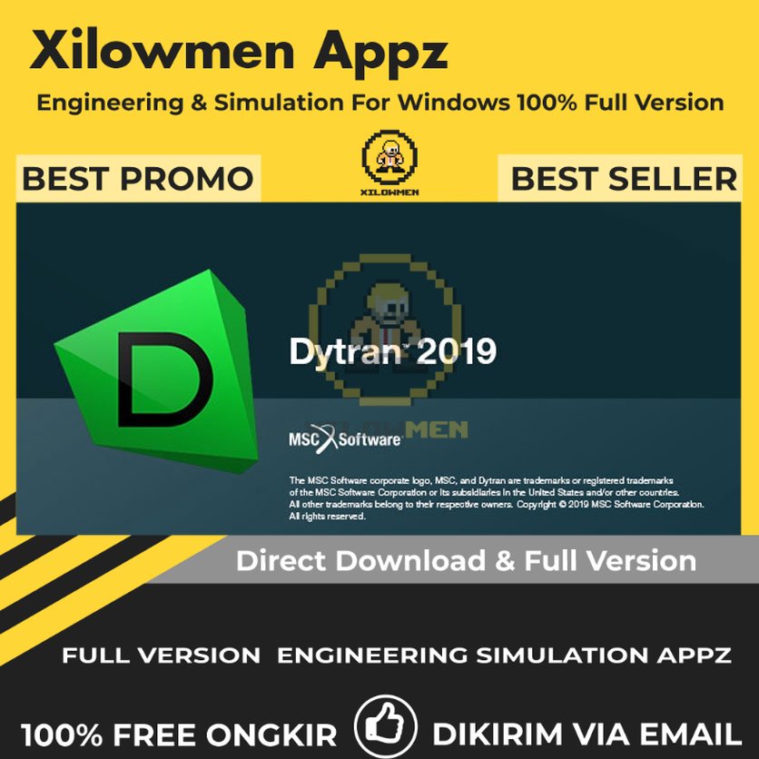 [Full Version] MSC Dytran 20 Pro Engineering Software Lifetime Win OS