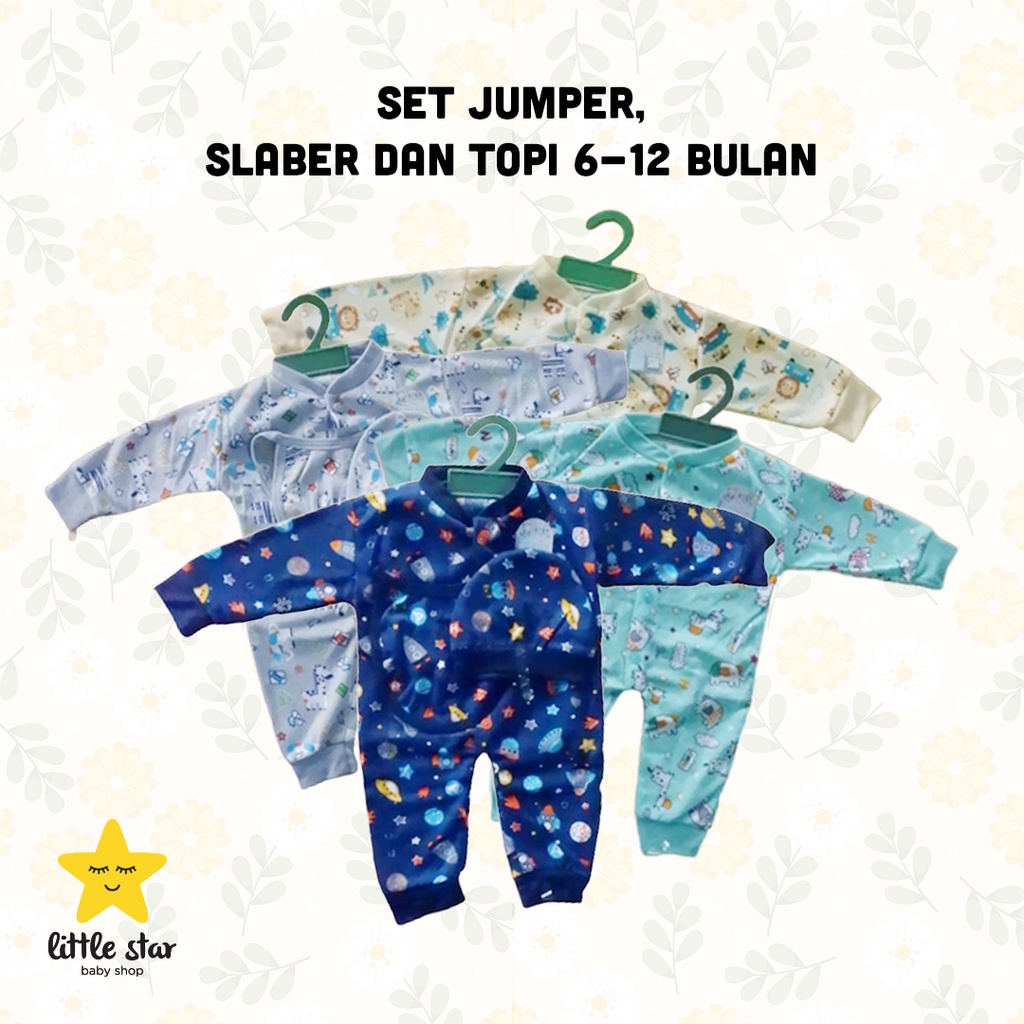 Tatila Jumper Panjang | Set Baju Tidur Bayi | Bodysuit Anak Cewek Cowok