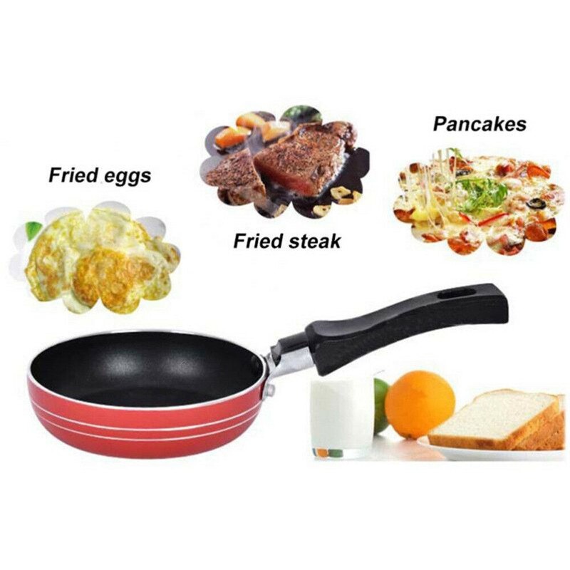 Panci Penggorengan Mini Telur Omelet Burger 12cm Nonstick Frying Pan - Mix Color