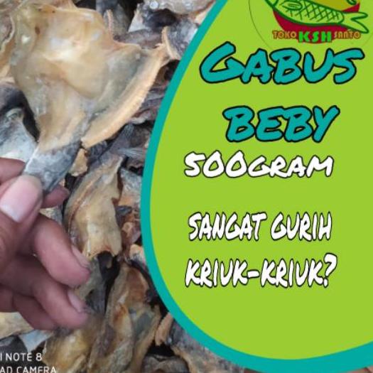 

♧ Ikan asin gabus beby-500gram ☊