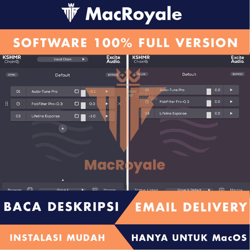 [MacOS] Excite Audio KSHMR Chain Full Version Lifetime Full Garansi