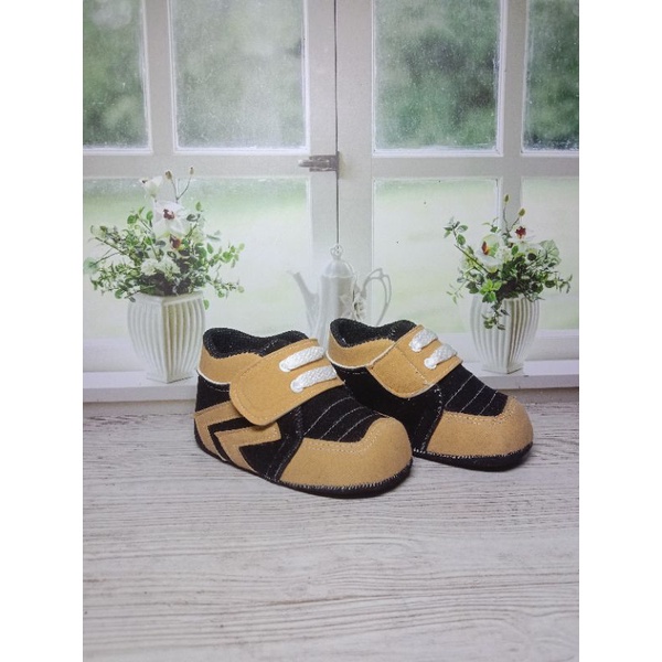 SEPATU BAYI PREWALKER ANAK LAKI LAKI USIA 0-12 BULAN / SEPATU BAYI MURAH / SEPATU ANAK KEREN / SEPATU BOOT BAYI-PNH