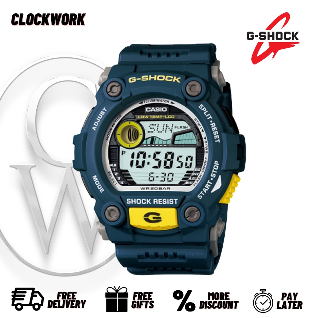 Jam Tangan Casio G-Shock G-7900-2DR / GSHOCK G 7900 2 Pria Karet Digital Klasik Sporty Design for Me