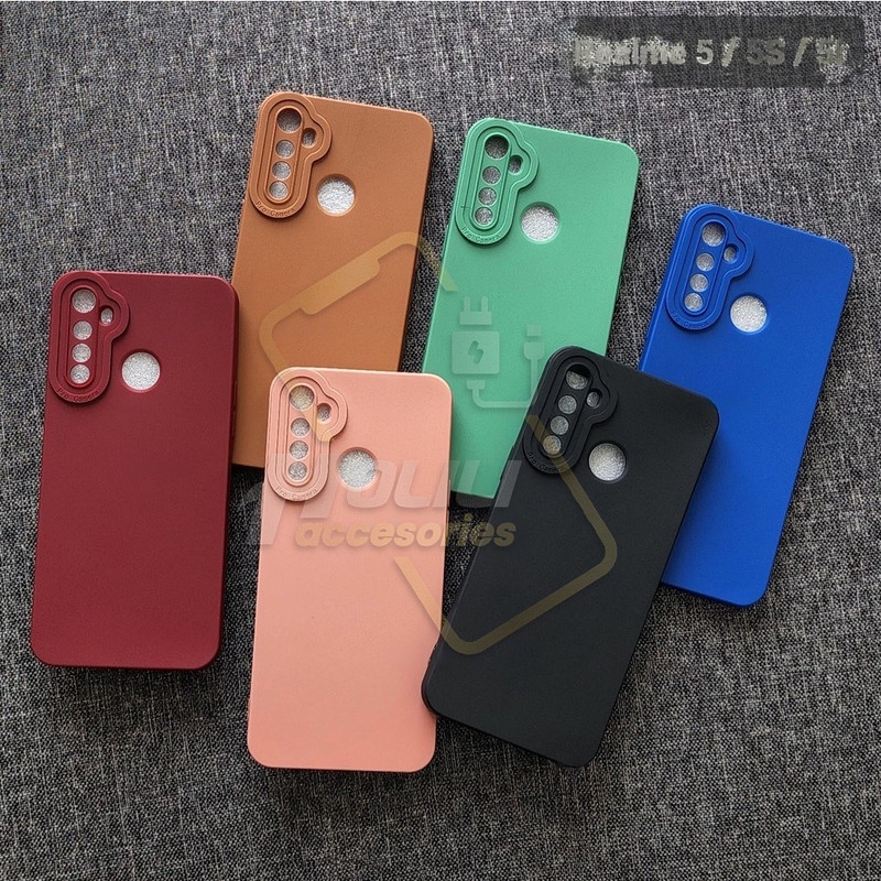 REALME 5 REALME 5i REALME 5S REALME 5 PRO REALME 9 Pro CASE PRO CAMERA FULL WARNA BAHAN KARET my cho