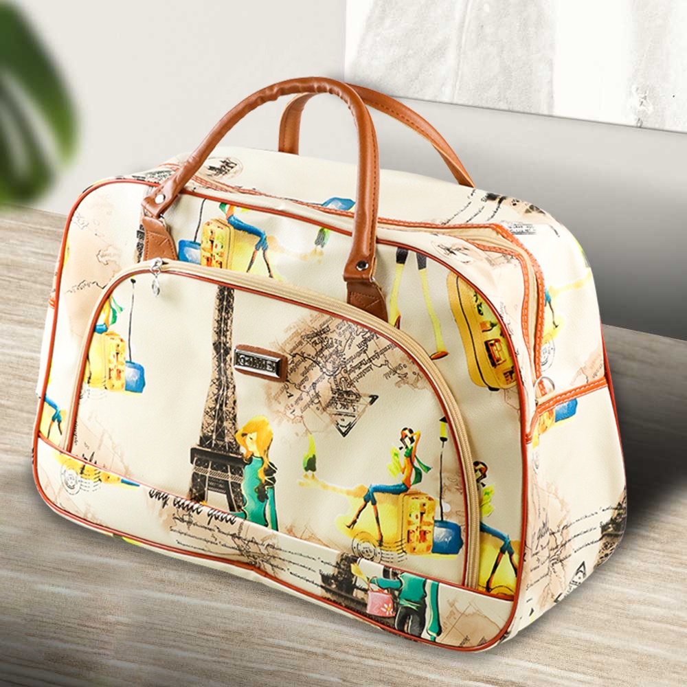 Semor Tas Travel Jinjing PU Leather Duffle Bag PU Leather - S0234