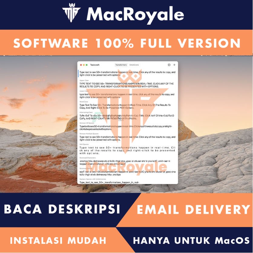 [MacOS] Textcraft Full Version Lifetime Full Garansi