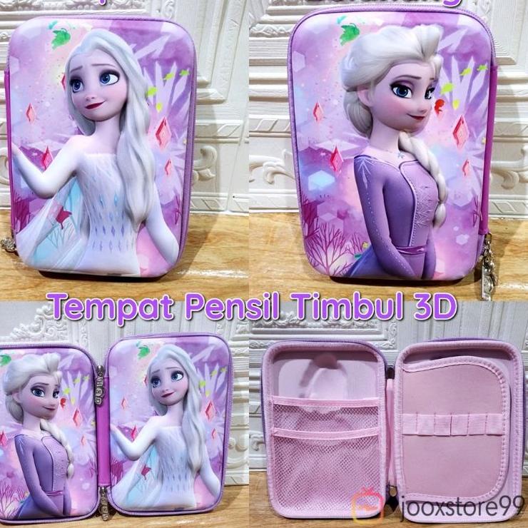 

12.12 sale Tempat Pensil Karakter Timbul / Kotak Pensil LOL dan Unicorn dan Superhero 