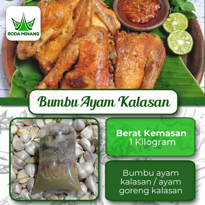 

Bumbu Ayam Kalasan Bumbu Giling Jadi Basah Campur Halus Segar Instant 1 Kg