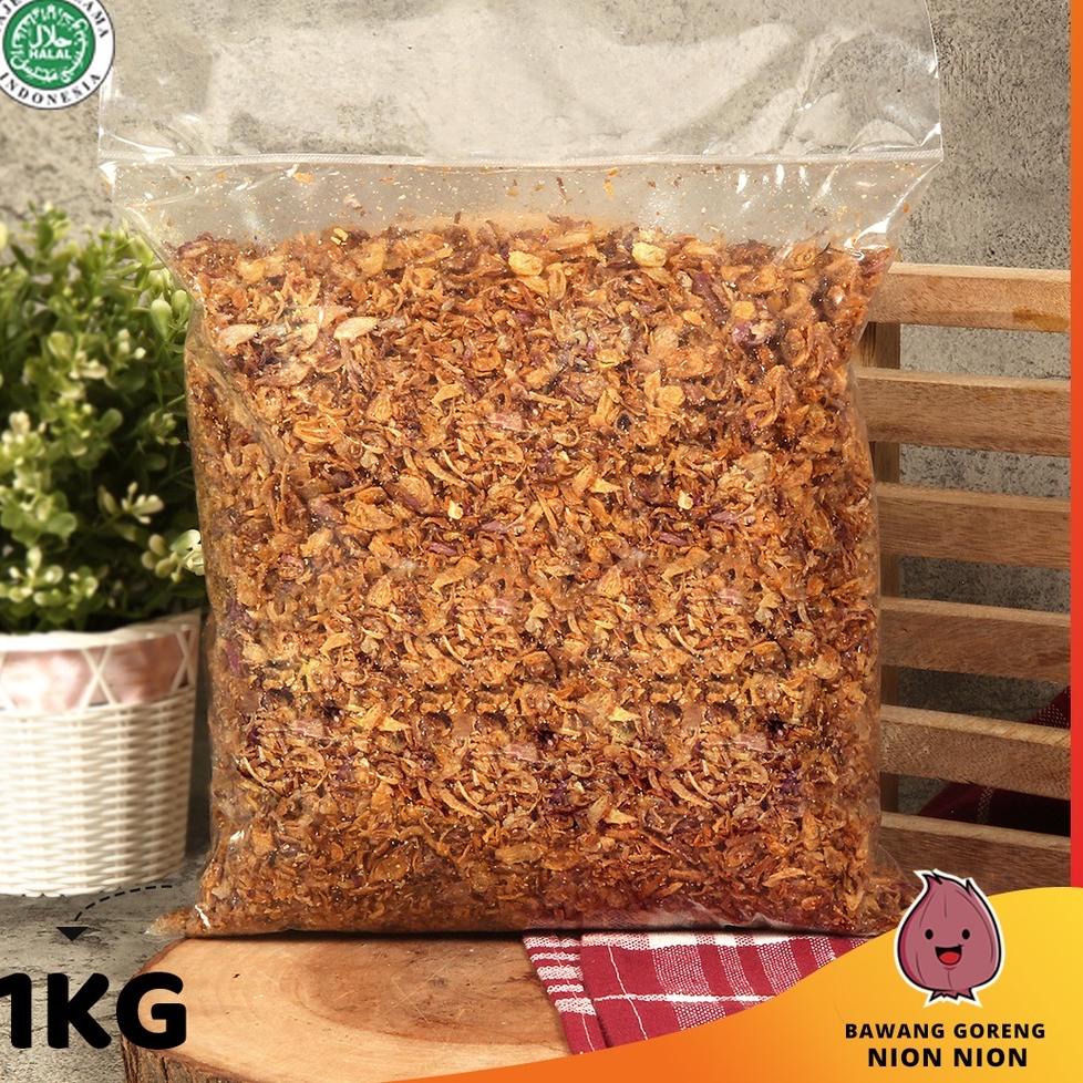 

12.12 Brands Festival Bawang Goreng Brebes 1 Kg Brambang Goreng Renyah Bawang Merah Goreng Kiloan Bagor Pedas Asli Murah 