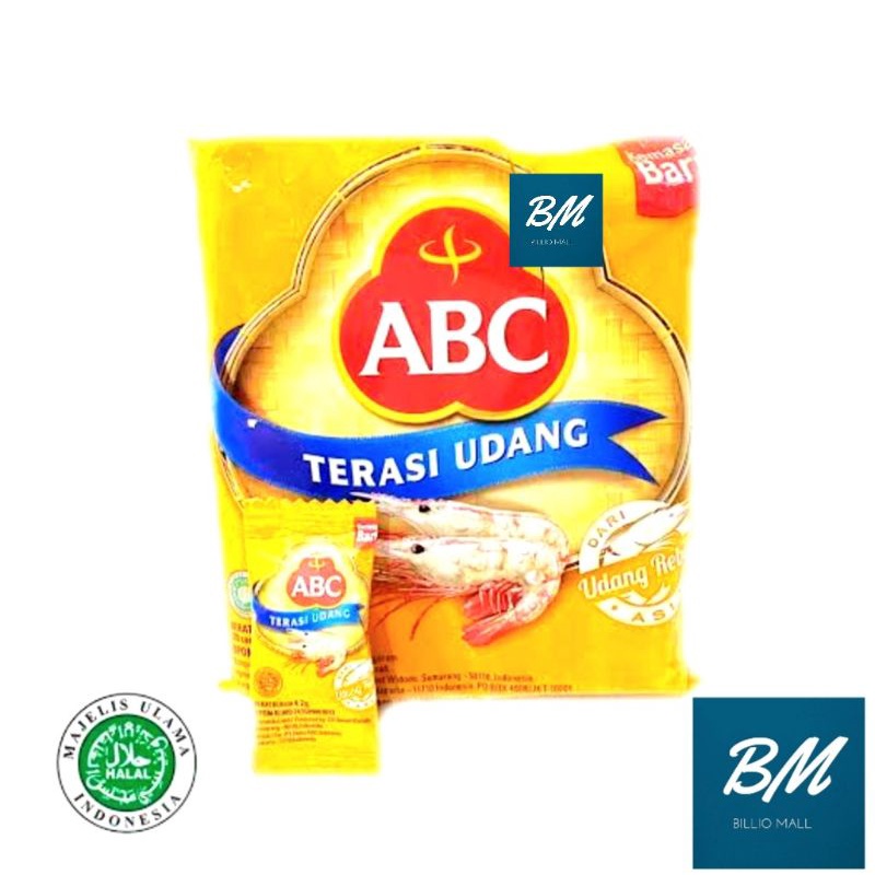

ABC Terasi Udang 20 Pcs / Terasi Udang Rebon ABC 20 Sachet x 4,2 gr