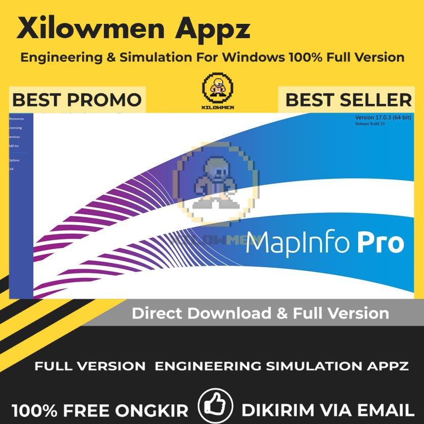 [Full Version] Pitney Bowes MapInfo Pro v Pro Engineering Software Lifetime Win OS