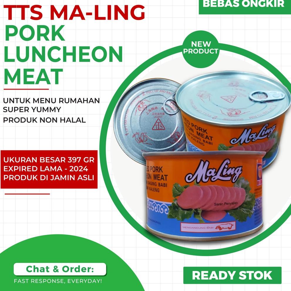 

wfi-26 Ham Maling TTS 397gr ( Ukuran Besar )/ Maling TTS 397gr Ham Pork ,.,.,.,,