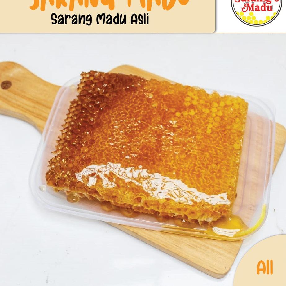 

➺ Sarang Lebah Asli Comb honey murni 500g ❅