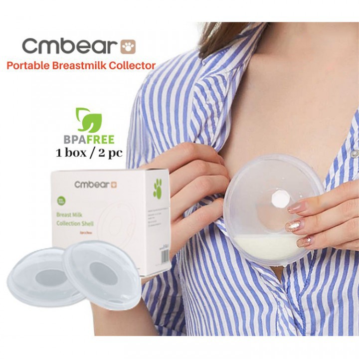 Penampung ASI CmBear 1BOX isi 2pcs / Breast Pad Silicone / Breast Shell