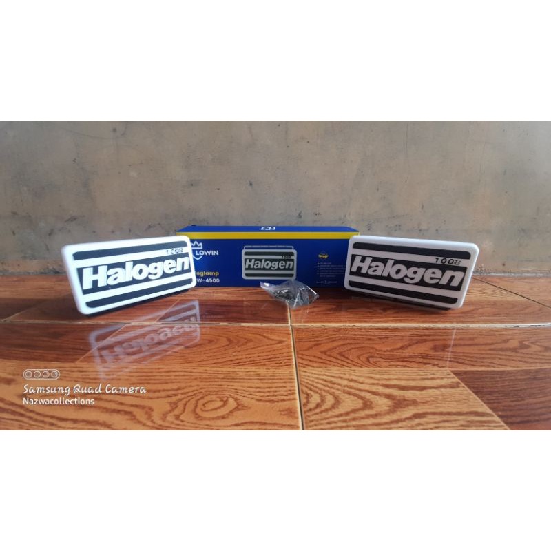 Lampu tembak mobil kotak universal warna kuning