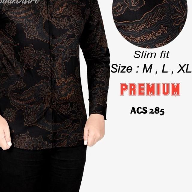 ❅ BAJU BATIK PRIA SLIM FIT MODERN ELEGAN KEMEJA BATIK PRIA SLIM FIT KATUN PREMIUM CBL962 ➯
