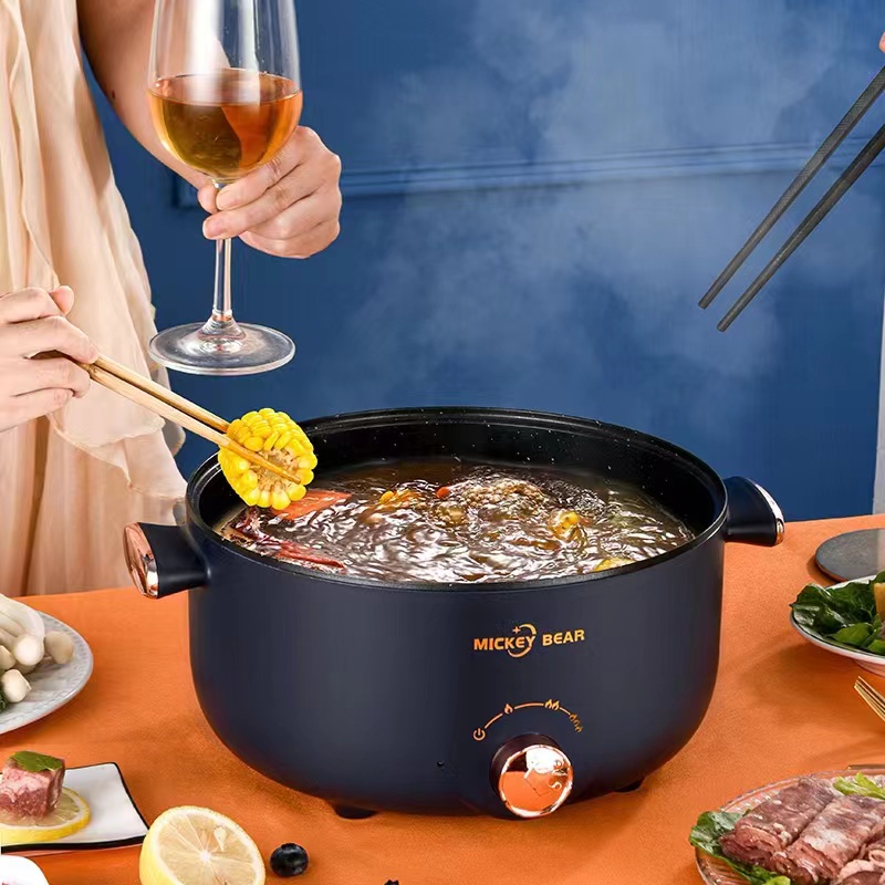 Panci Listrik Multifungsi 3 In 1 Electric Cooker Pot Panci Presto Penanak Nasi Cooker Magiccom Low Carbo Kecil Portable