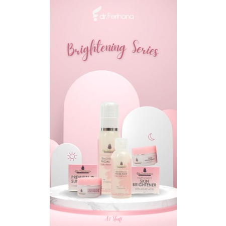 Paket Brightening (pink) by dr. Ferihana Cosmetics