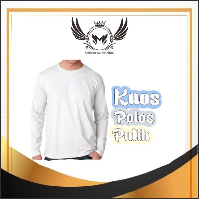 KAOS POLOS LENGAN PANJANG/KAOS KEREN/KAOS MURAH/KAOS VIRAL