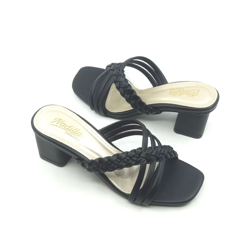 Sendal Kepang Wanita Kekinian/8891 Nadilla Hak 5cm