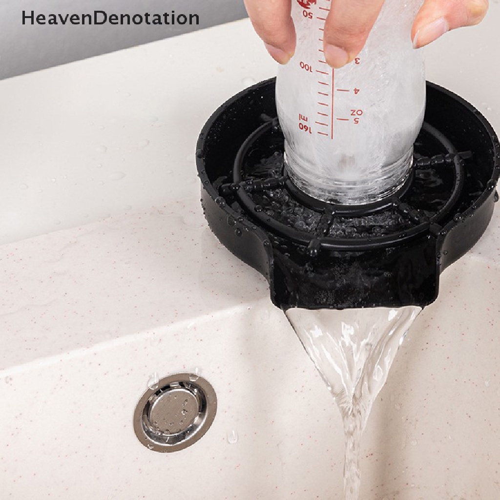 [HeavenDenotation] High Pressure Cup Washer Faucet Glass Rinser Gelas Otomatis Washer Bar Beer Susu Teh Pembersih Cangkir Aksesoris Wastafel Dapur HDV