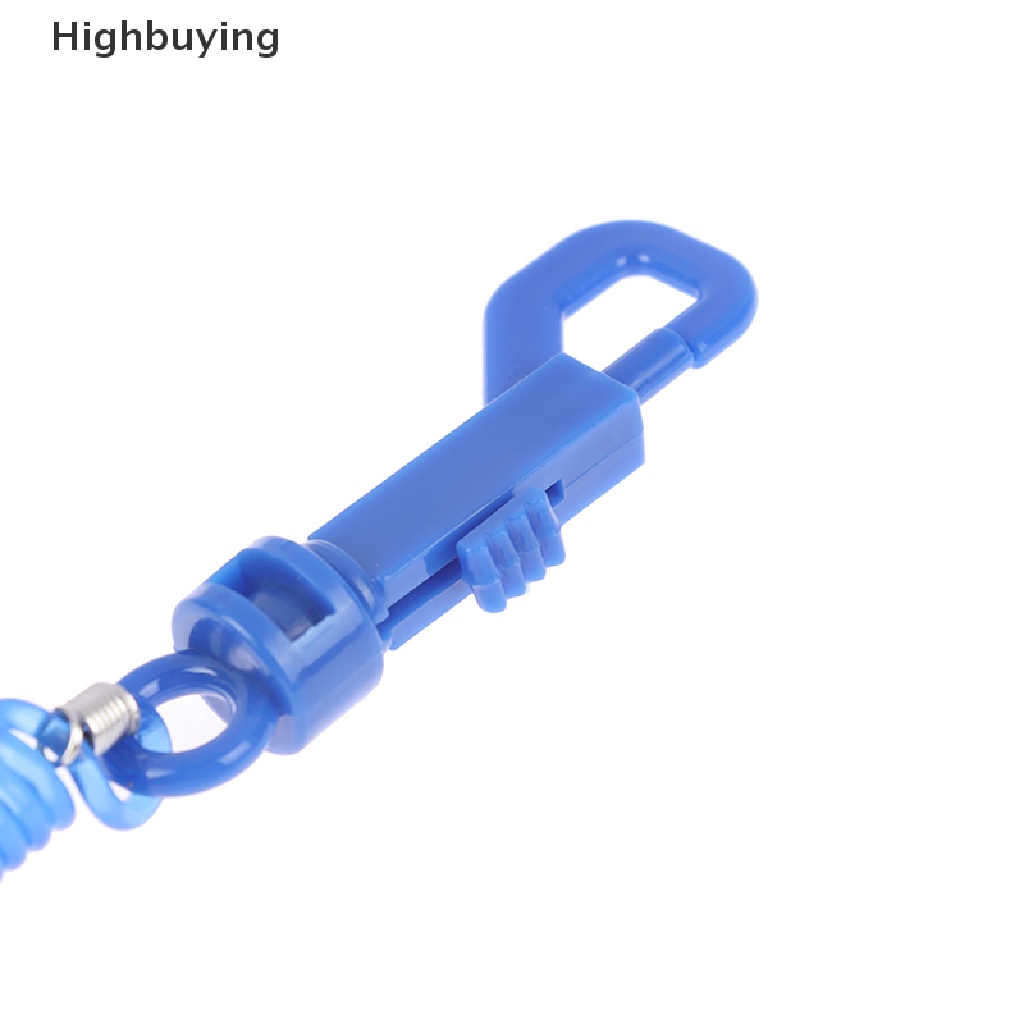 Hbid Gantungan Kunci Keyring Hadiah Plastik Retractable Spring Coil Spiral Stretch Chain Glory