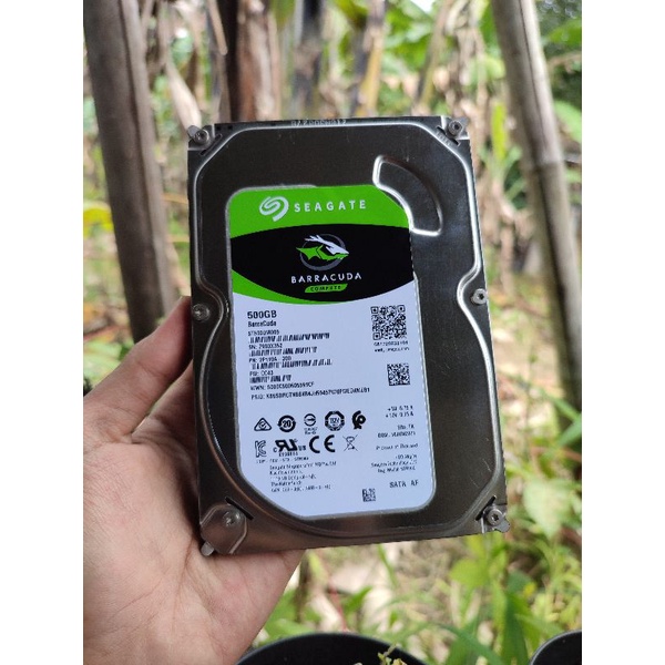 HDD 1TB - 500Gb Seagate Internal Sata 3.5&quot; slim Garansi 1Tahun