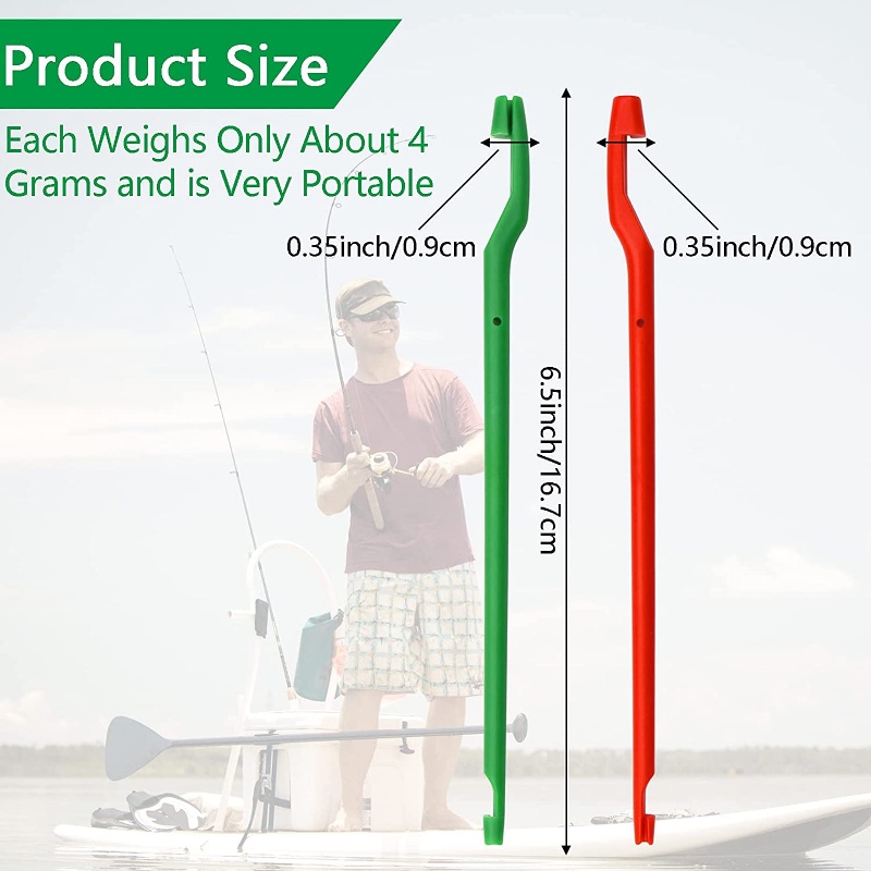 Alat Pencabut Pengait Ikan Warna Random/Disgorger Pancing Plastik Portable/Aksesoris Perlengkapan Ekstraktor Pancing