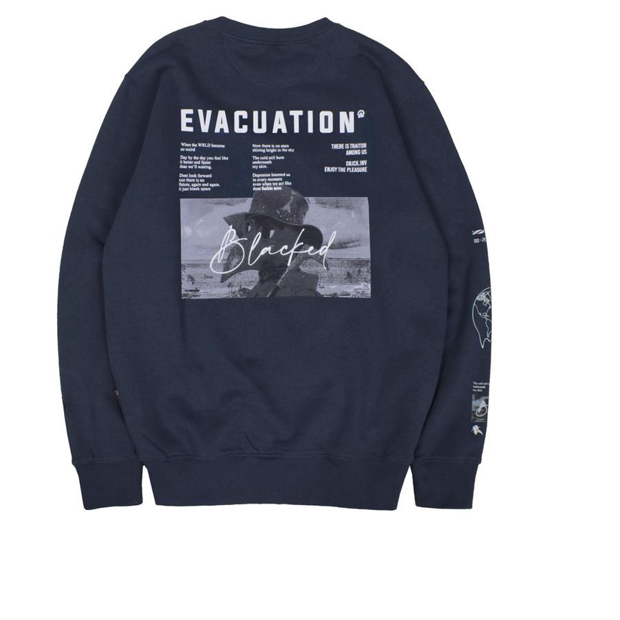 Termurah Dobujack Sweater Evacuation Navy Crewneck gas 