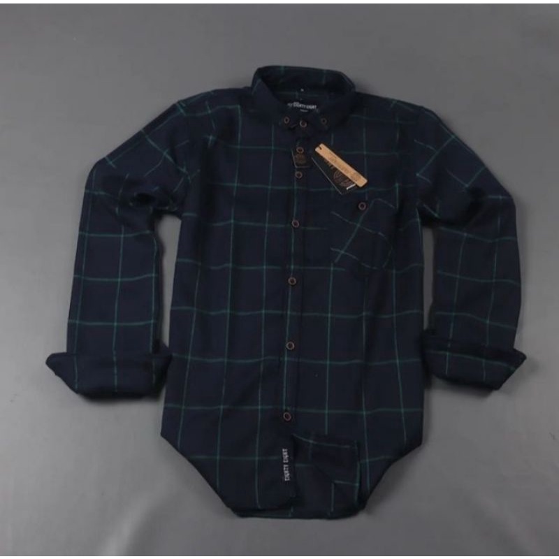 (BISA COD) Kemeja Flanel Terlaris Lengan Panjang Pria Wanita Hem Premium Quality Kameja Kerja Kantor