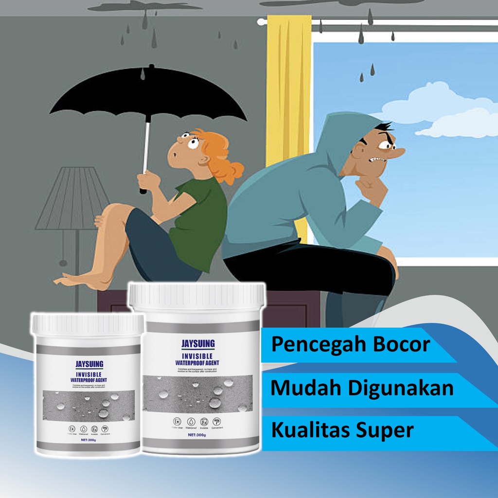 Lem Anti Bocor Dan Rembes Transparan Super Kuat Lem Jaysuing Bening Penambal Bocor Tahan API Dan Panas