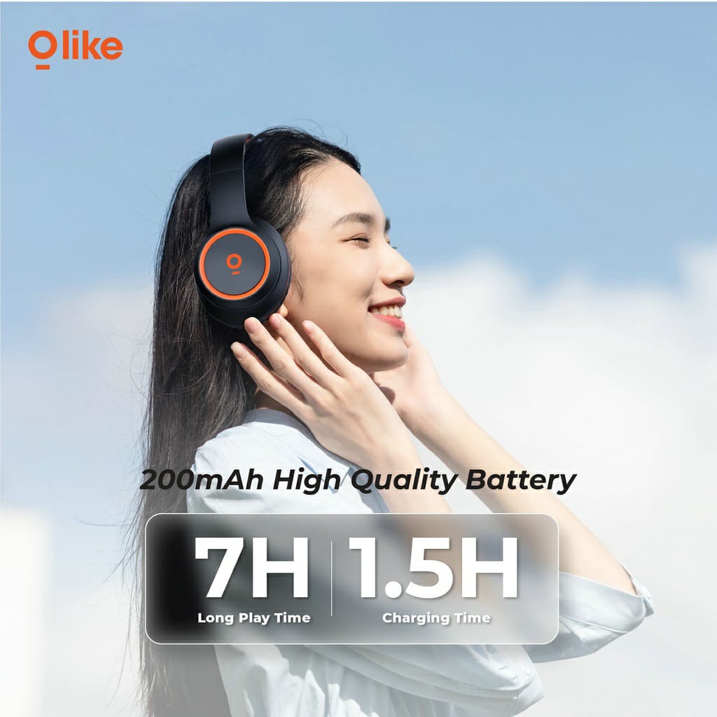 OLIKE Gaming Wireless Headset H1 On-ear With Mic Purebass Headphone