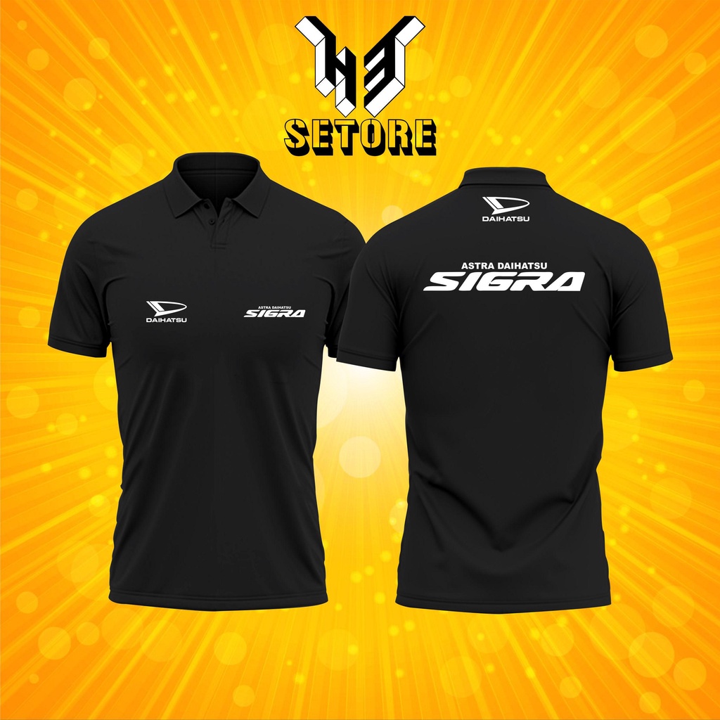 Polo Shirt Kaos Polo Mobil ASTRA DAIHATSU SIGRA Kaos Otomotif