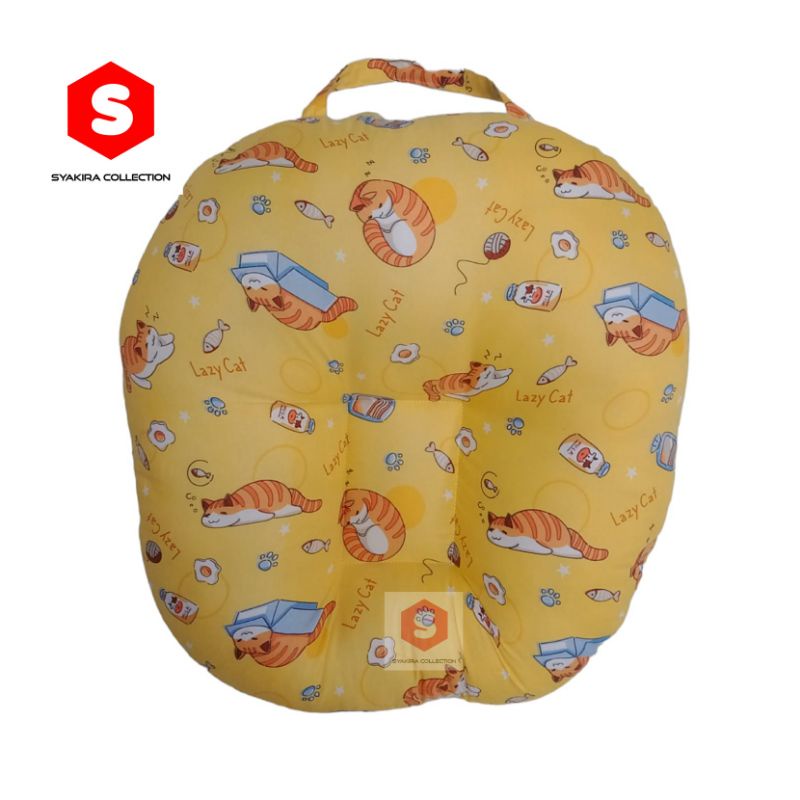 Bantal sofa bayi baby launge anti gumoh motif Terbaru plus Tas Mika